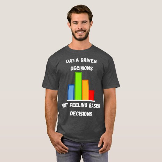 Data Analyst Data Scientist Nerd Wrangler T-shirt (Voorkant volledig)