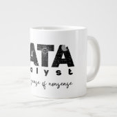 Data Analyst Design – Het gevoel van onzin Grote Koffiekop (Voorkant rechts)