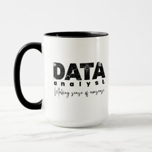 Data Analyst Design – Het gevoel van onzin Mok