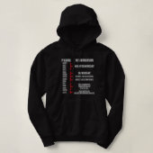Data Analyst Facts Data Scientist Science Lover Gr Hoodie (Design voorkant)