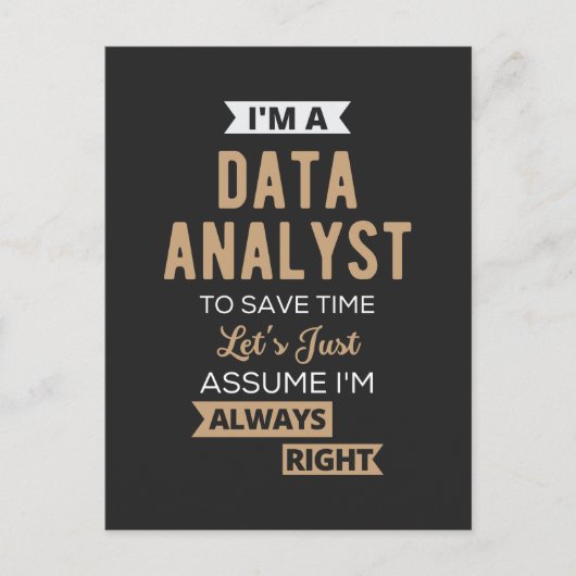 Data Analyst Feestdagenkaart (Voorkant)