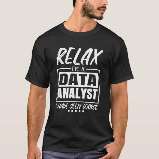 Data Analyst for Computer Data Analysts 1 T-shirt (Voorkant)