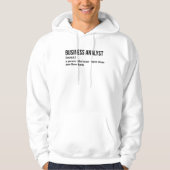 Data Analyst Funny Definition Hoodie (Voorkant)