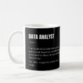 Data Analyst Funny Scientist Definition Koffiemok (Links)