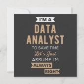 Data Analyst Kaart (Voorkant)