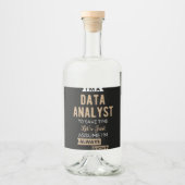 Data Analyst Likeurfles Etiket (Voorkant)