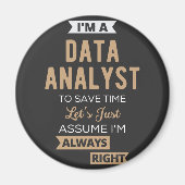 Data Analyst Magneet (Voorkant)
