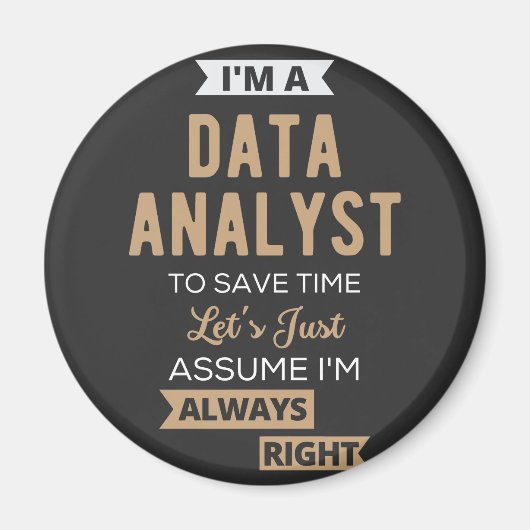 Data Analyst Magneet (Voorkant)