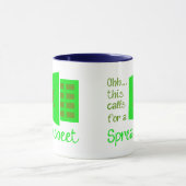 Data Analyst - Ohh dit vraagt om een spreadsheet - Mok (Midden)