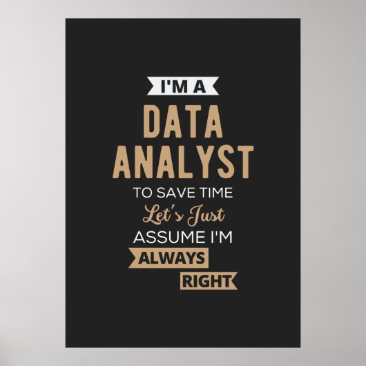 Data Analyst Poster (Voorkant)