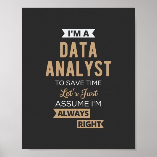 Data Analyst Poster (Voorkant)