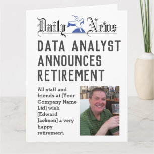 Data Analyst Retirement Kaart om te personaliseren
