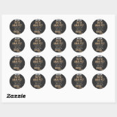 Data Analyst Ronde Sticker (Vel)