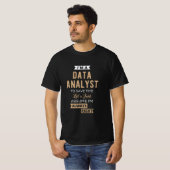 Data Analyst T-shirt (Voorkant volledig)