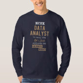 Data Analyst T-shirt (Voorkant)
