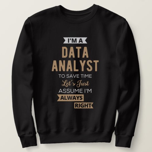 Data Analyst Trui (Design voorkant)