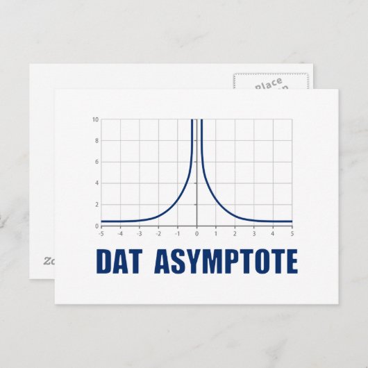 Data Asymptote Briefkaart (Voorkant / Achterkant)