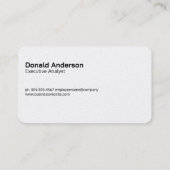 Data Chart Graphs | Analysis Logo Visitekaartje (Achterkant)