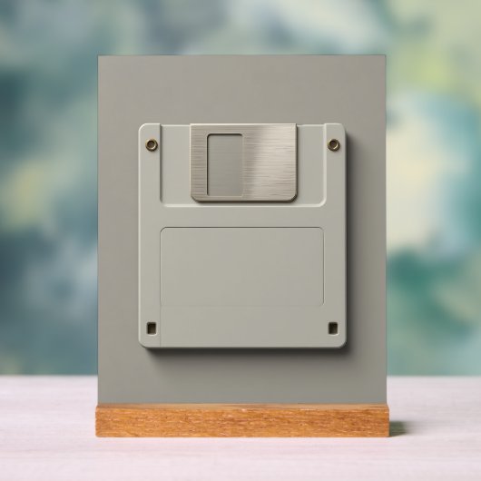 Data Dreams: The Floppy Disk Revival Acryl Bord (Neutraal)