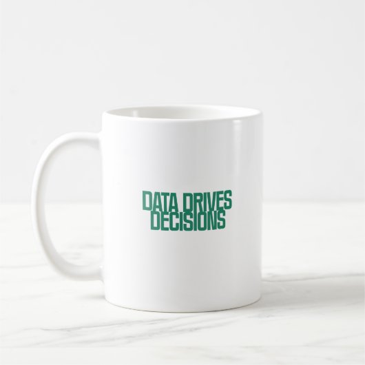 Data Drijft Beslissingen | Zakelijke Analyse Exper Koffiemok (Links)