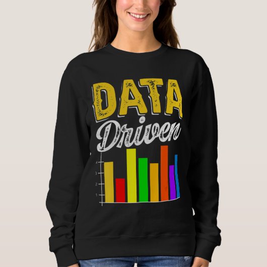 Data Driven Data Scientist Data Science Data Analy Trui (Voorkant)