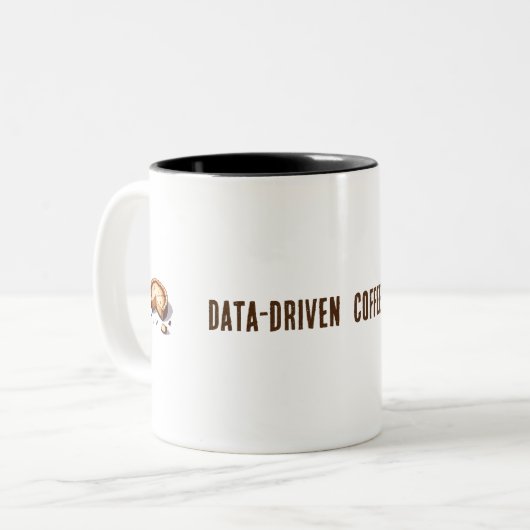 Data-Driven UX Coffee-Fueled Product Designer Mok (Voorkant links)
