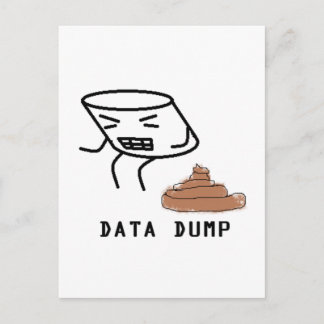 Data Dump Briefkaart