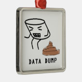Data Dump Metalen Ornament (Rechts)