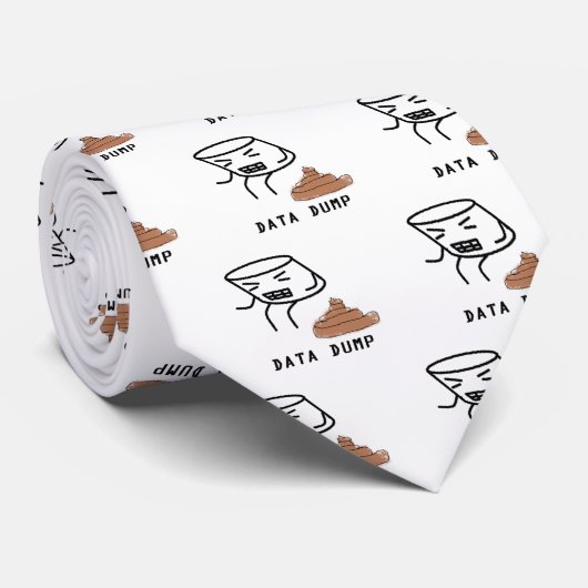 Data Dump Stropdas (Opgerold)