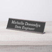 Data Engineer Black Bureau Naambordje (Voorkant)