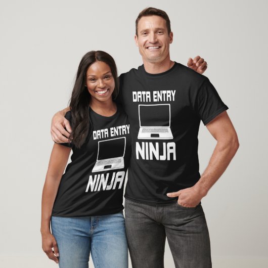 Data Entry Ninja Costume Data Management T-shirt (Unisex)
