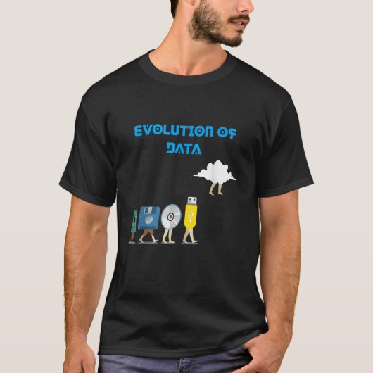 Data Evolutie Analyse Cadeau voor Datascientist An T-shirt (Voorkant)