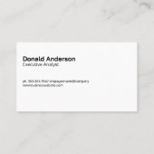 Data Graphs | Analysis Logo | Computer Visitekaartje (Achterkant)