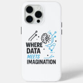 Data Imagination Nexus: Abstract algoritmisch Case-Mate iPhone Case (Achterkant)
