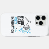 Data Imagination Nexus: Abstract algoritmisch Case-Mate iPhone Case (Achterkant (horizontaal))