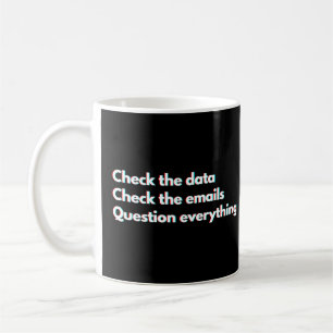 Data-ingenieurs en data wetenschapper Funny Data Koffiemok