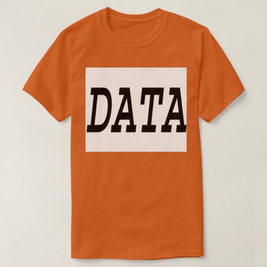 Data is Information is Knowledge T-shirt (Design voorkant)