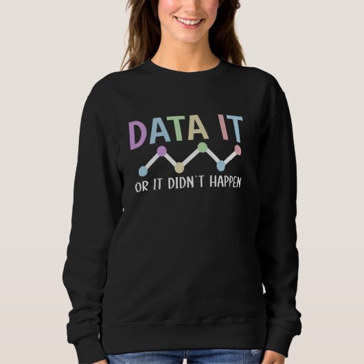 Data IT Gedragsanalyst Gedragsanalyse Trui (Voorkant)