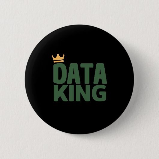 Data King Ronde Button 5,7 Cm (Voorkant)