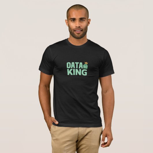 Data King T-shirt (Voorkant volledig)