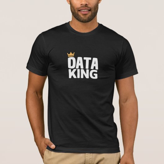 Data King T-Shirt (Voorkant)
