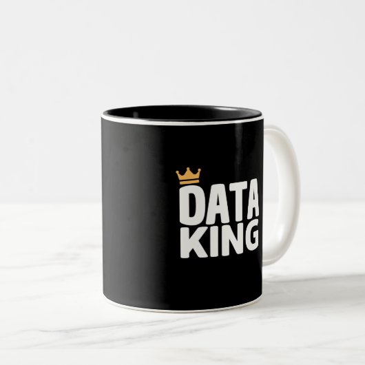 Data King Two-Tone Coffee Mok (Voorkant rechts)