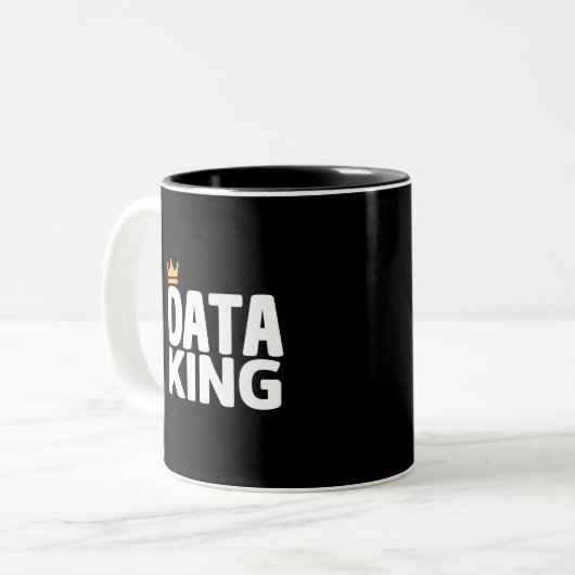 Data King Two-Tone Coffee Mok (Voorkant links)