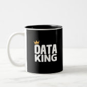 Data King Two-Tone Coffee Mok (Links)