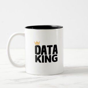 Data King Two-Tone Coffee Mok