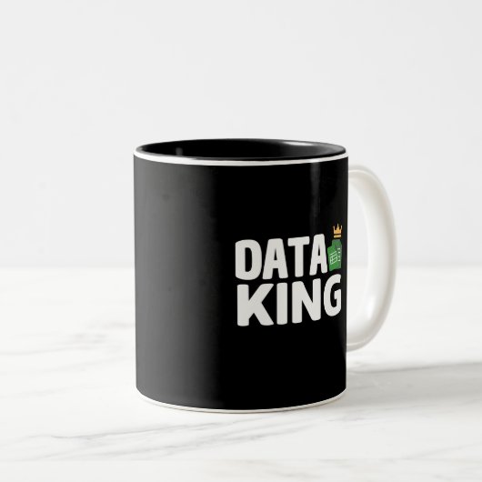 Data King Two-Tone Coffee Mok (Voorkant rechts)