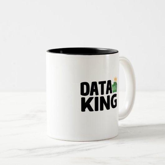 Data King Two-Tone Coffee Mok (Voorkant rechts)