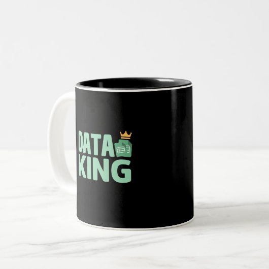 Data King Two-Tone Coffee Mok (Voorkant links)