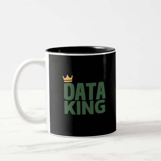 Data Koning Tweekleurige Koffiemok (Links)