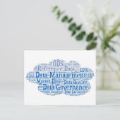 Data Management Cloud.jpg Briefkaart (Staand voorkant)